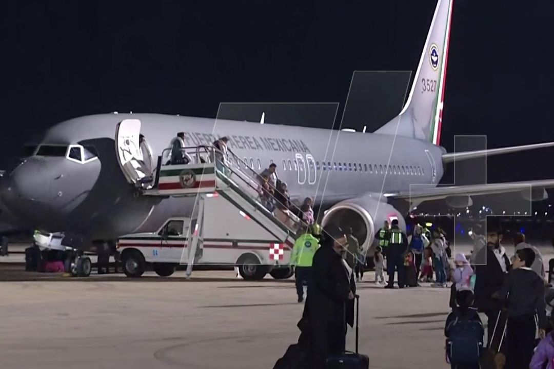 Segundo Grupo de Mexicanos Repatriados Desde Israel Llega al AIFA