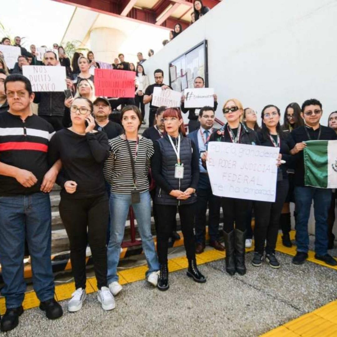 Protestas de trabajadores del Poder Judicial continuarán hasta el viernes