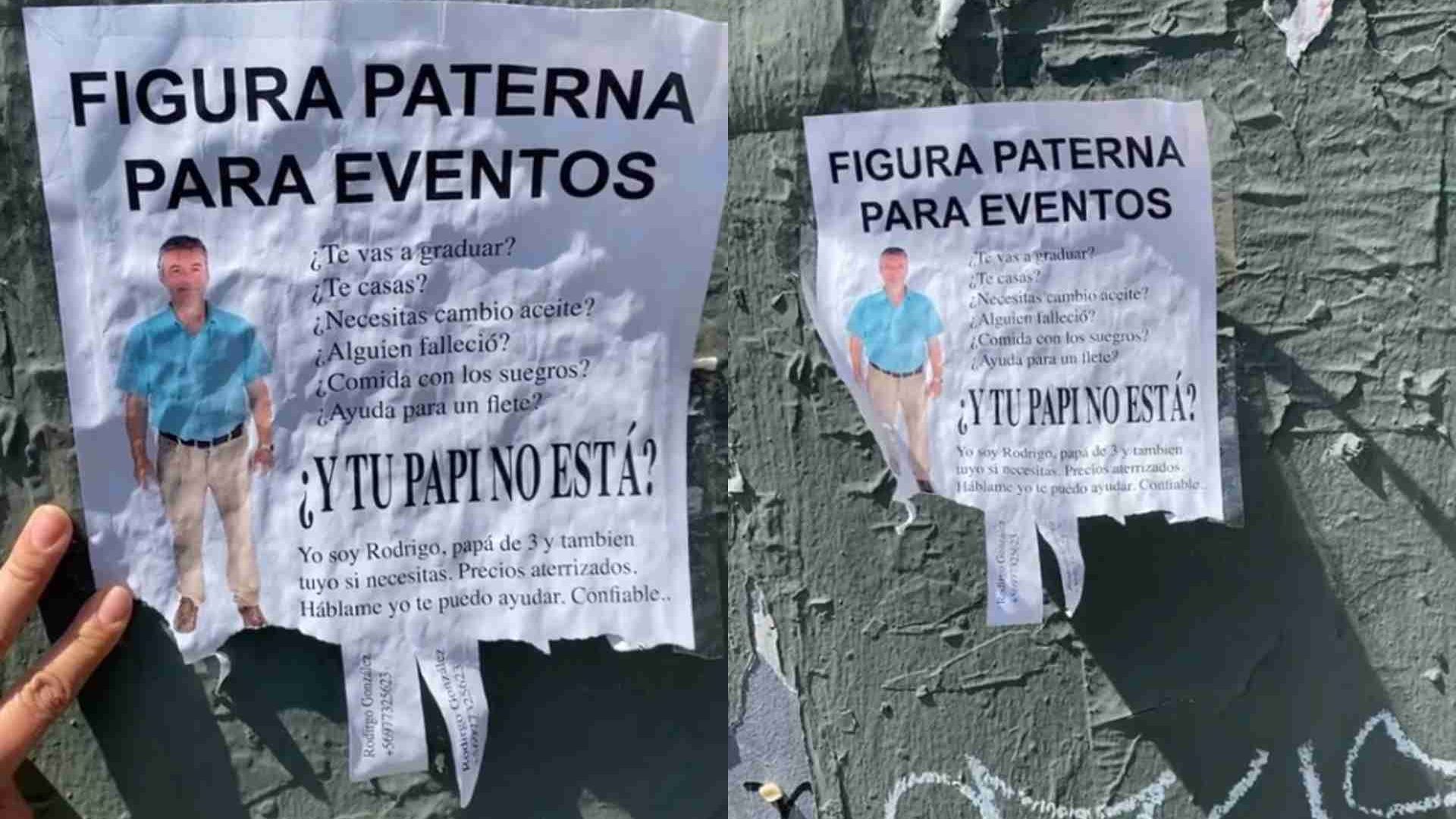 Así ofrece sus servicios un hombre como papá para eventos sociales
