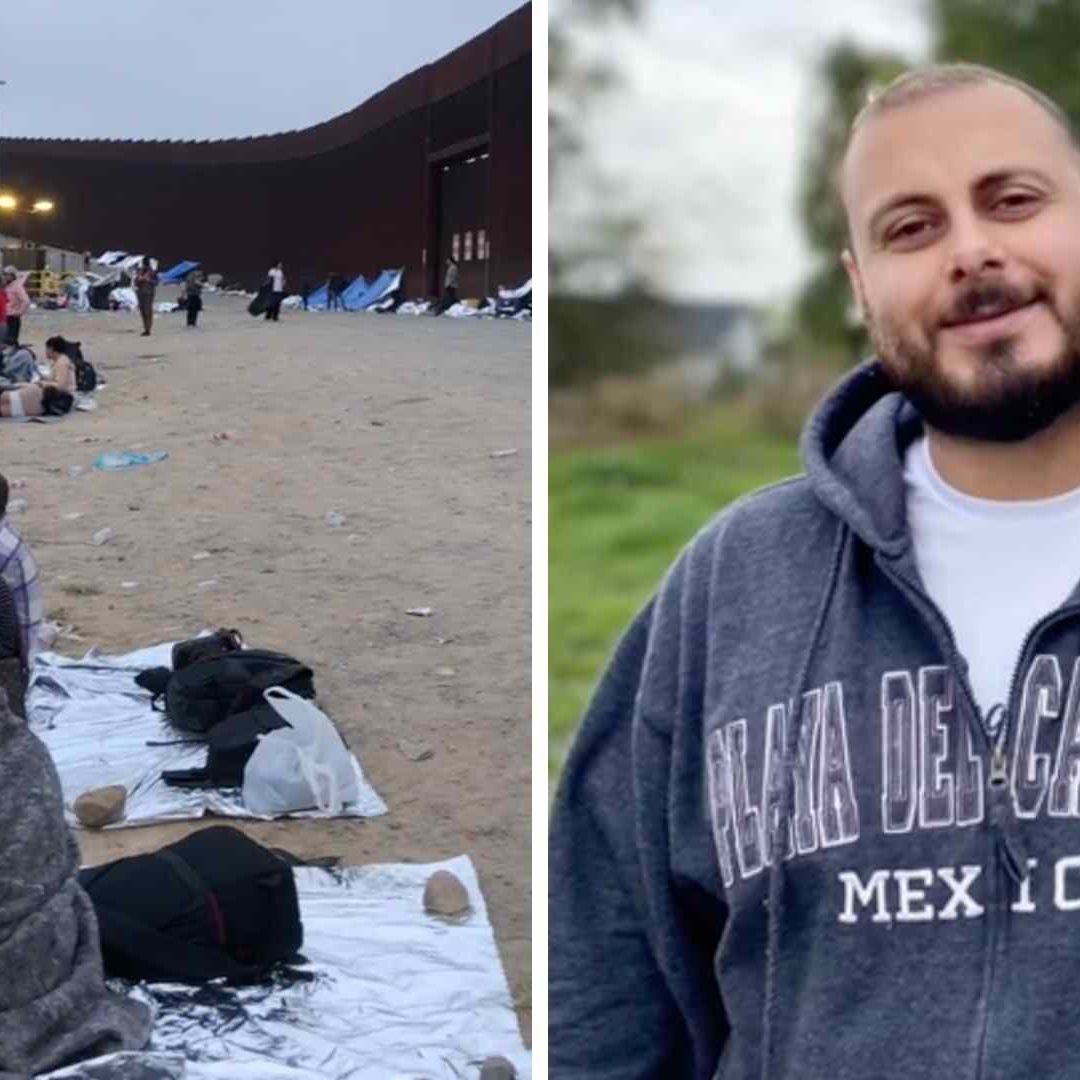 Migrante Turco Celebra su Ingreso a Estados Unidos Tras Acampar Junto al Muro en Tijuana