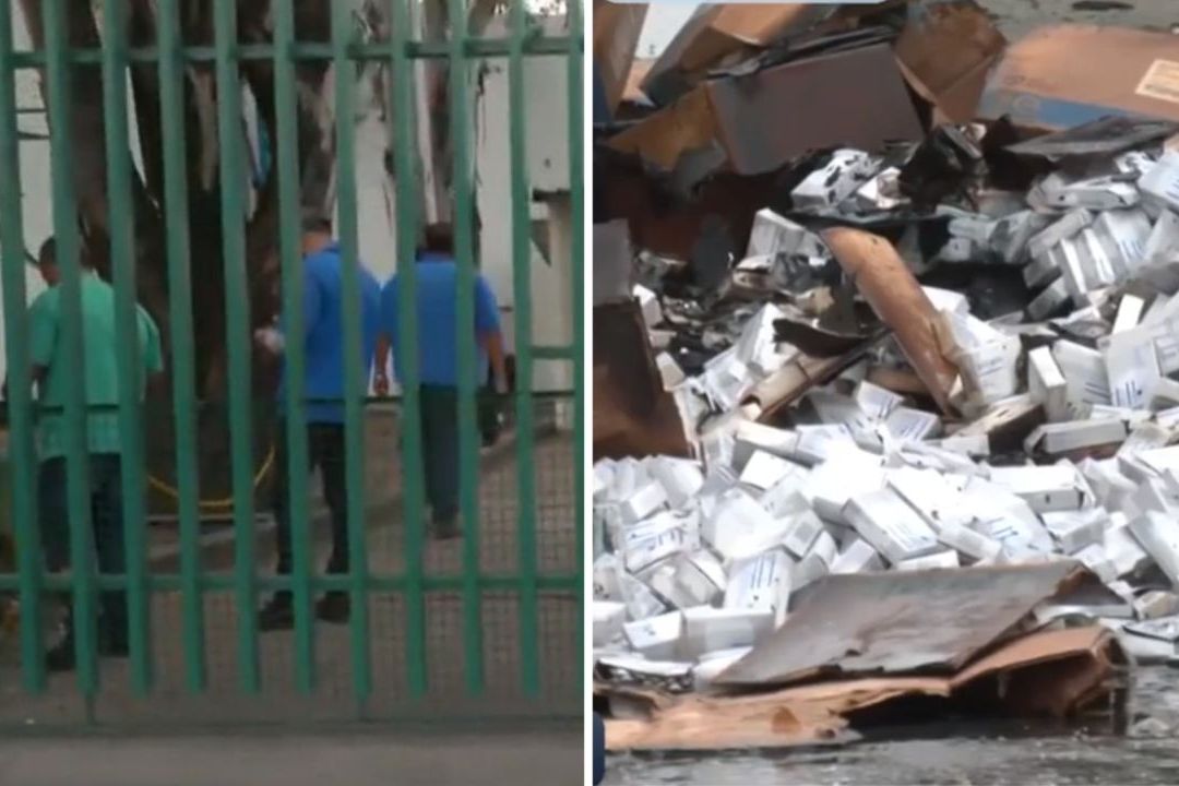 Incendio en bodega de la clínica 31 del IMSS en Iztapalapa