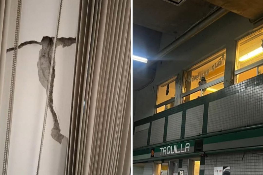 Reportan daños en estación Oceanía de la Línea B del Metro