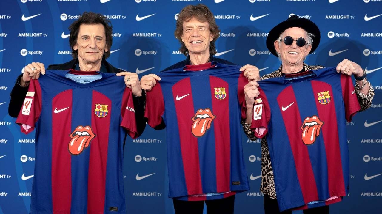 Logo de los Rolling Stones lucirá en playera del Barcelona