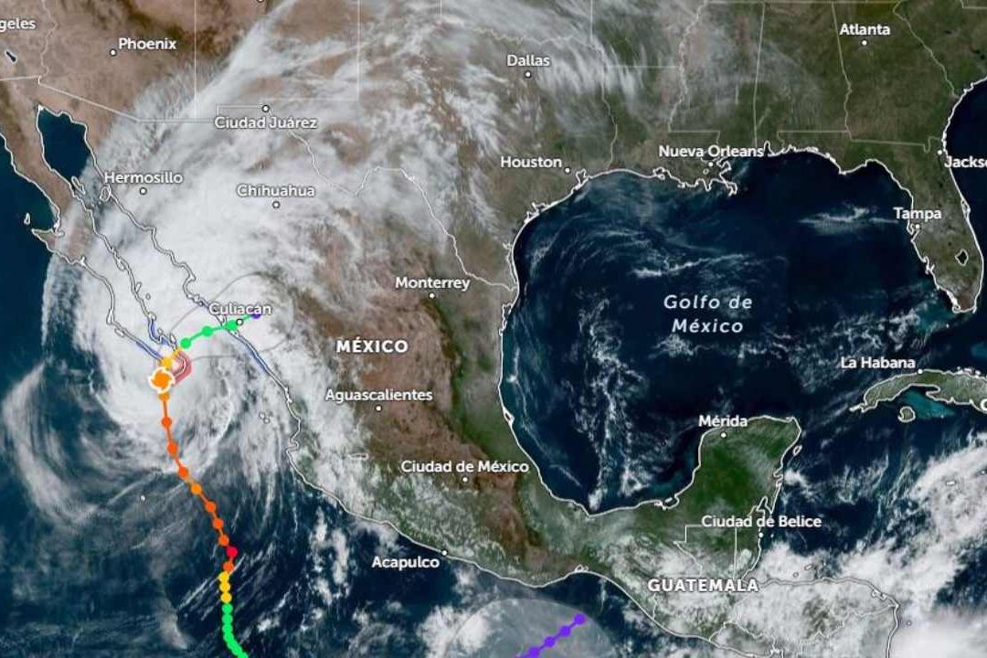 Huracán Norma y su trayectoria por Baja California Sur