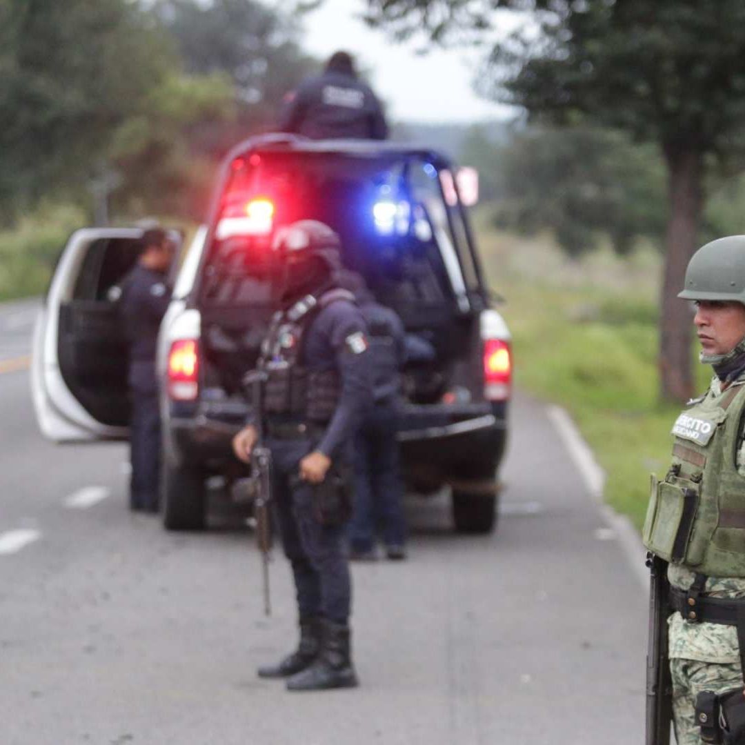 Operativo de seguridad en Michoacán