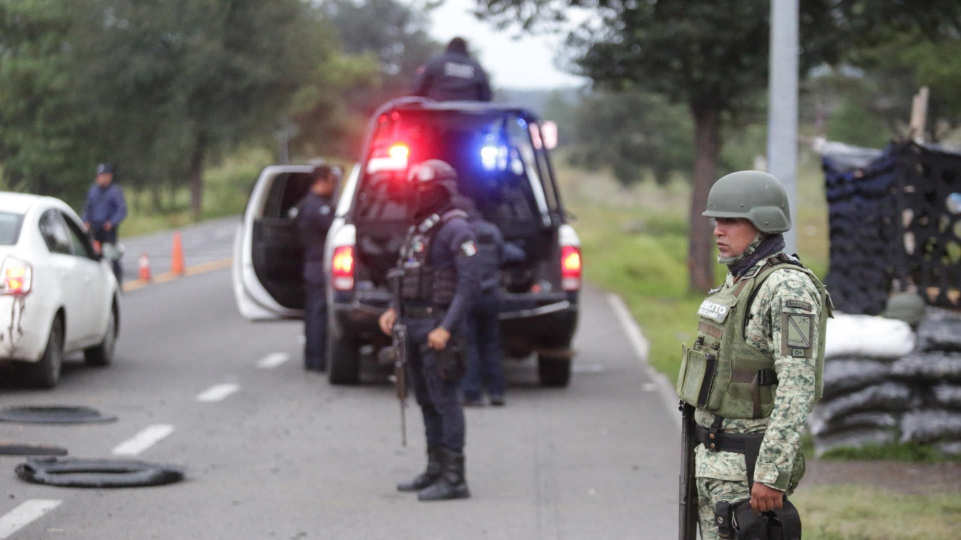 Operativo de seguridad en Michoacán