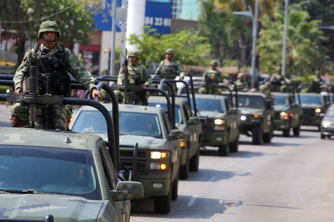 Operativo de seguridad en el estado de Guerrero