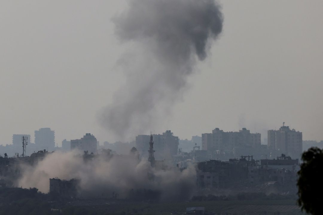 Bombardeo israelí sobre la Franja de Gaza
