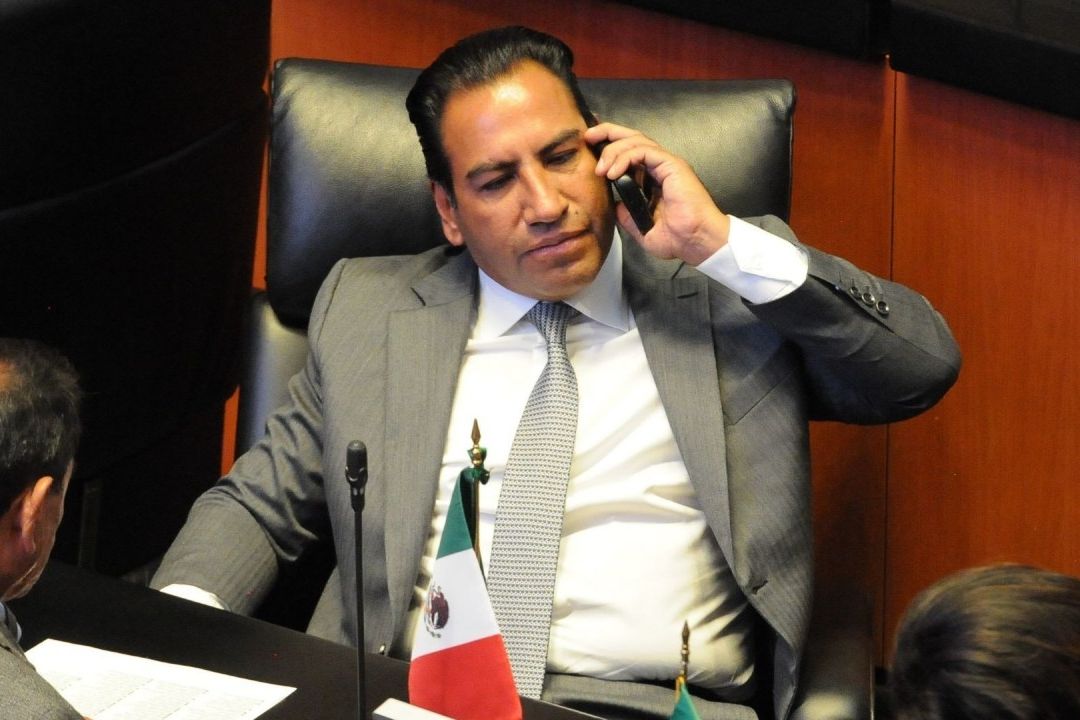 El presidente de la Junta de Coordinación Política del Senado, Eduardo Ramírez