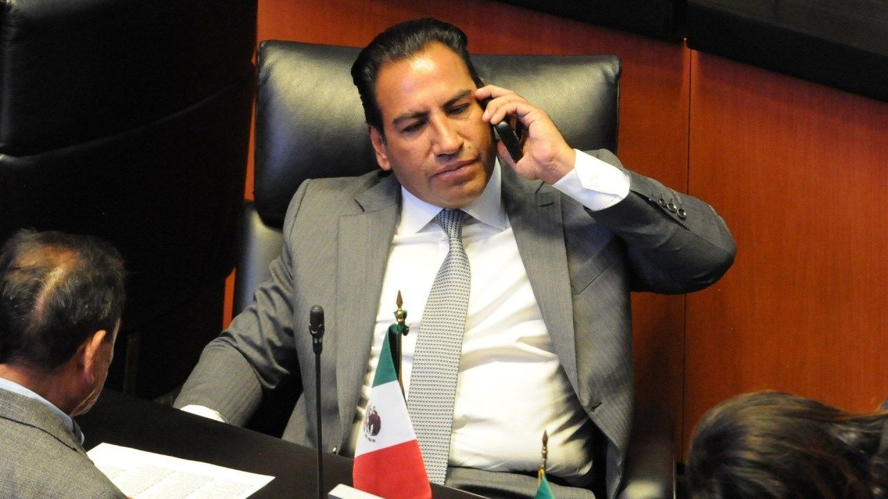 El presidente de la Junta de Coordinación Política del Senado, Eduardo Ramírez
