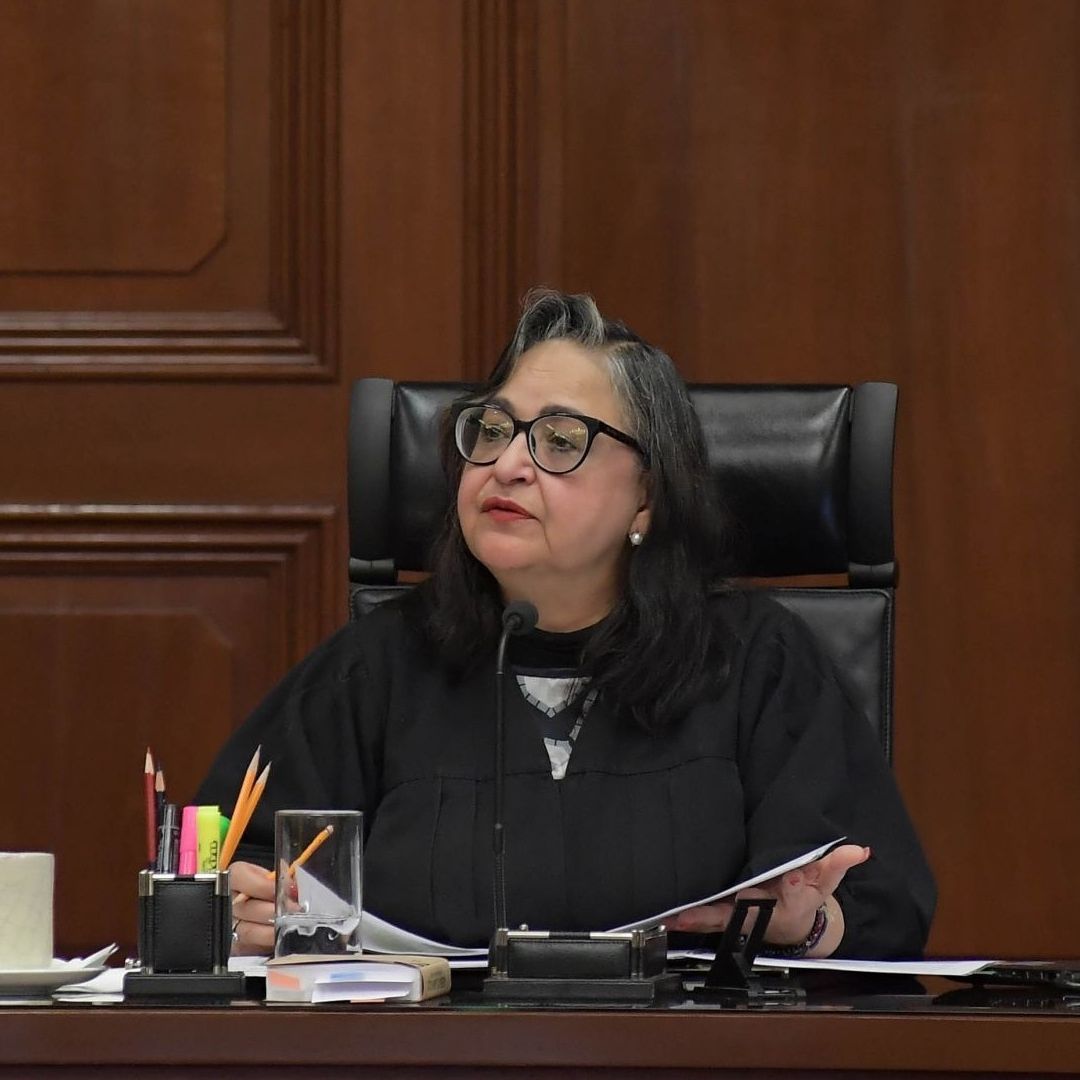 Norma Piña en sesión de la Corte el 9 de octubre de 2023.