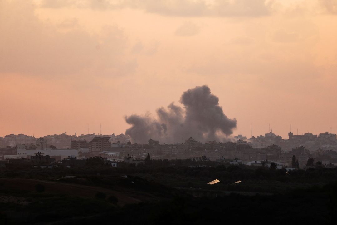 Bombardeo israelí sobre la Franja de Gaza