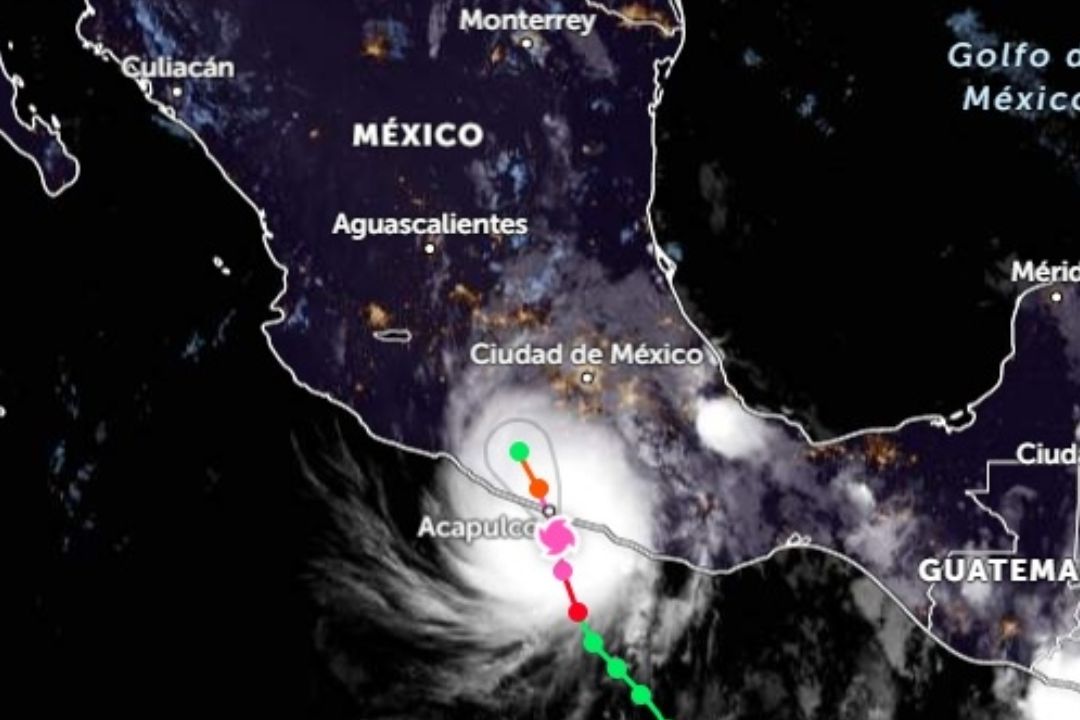 Alerta Máxima por Huracán Otis Categoría 5; Sigue la Trayectoria del Peligroso Fenómeno