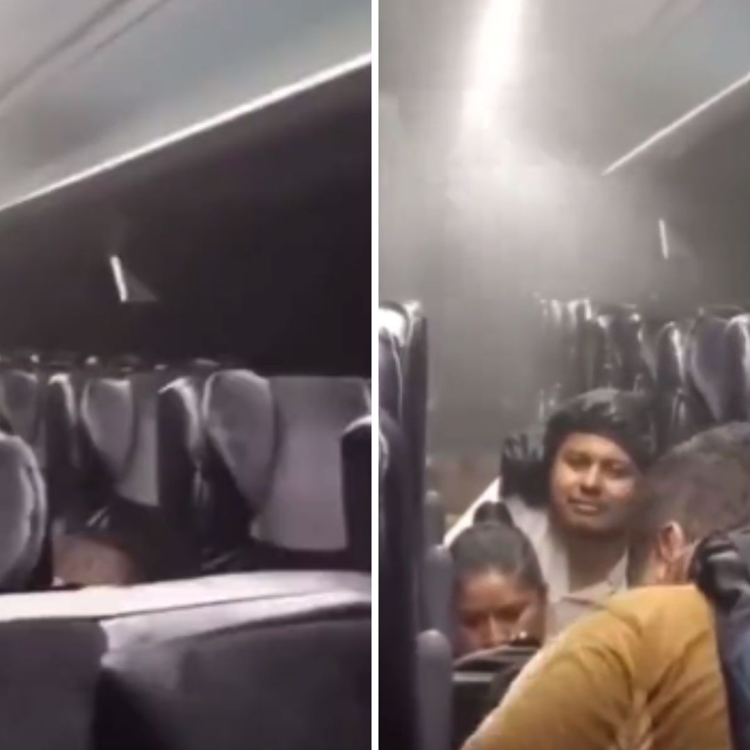 Video: Pasajeros Quedan Atrapados en Autobús en Medio del Huracán Otis