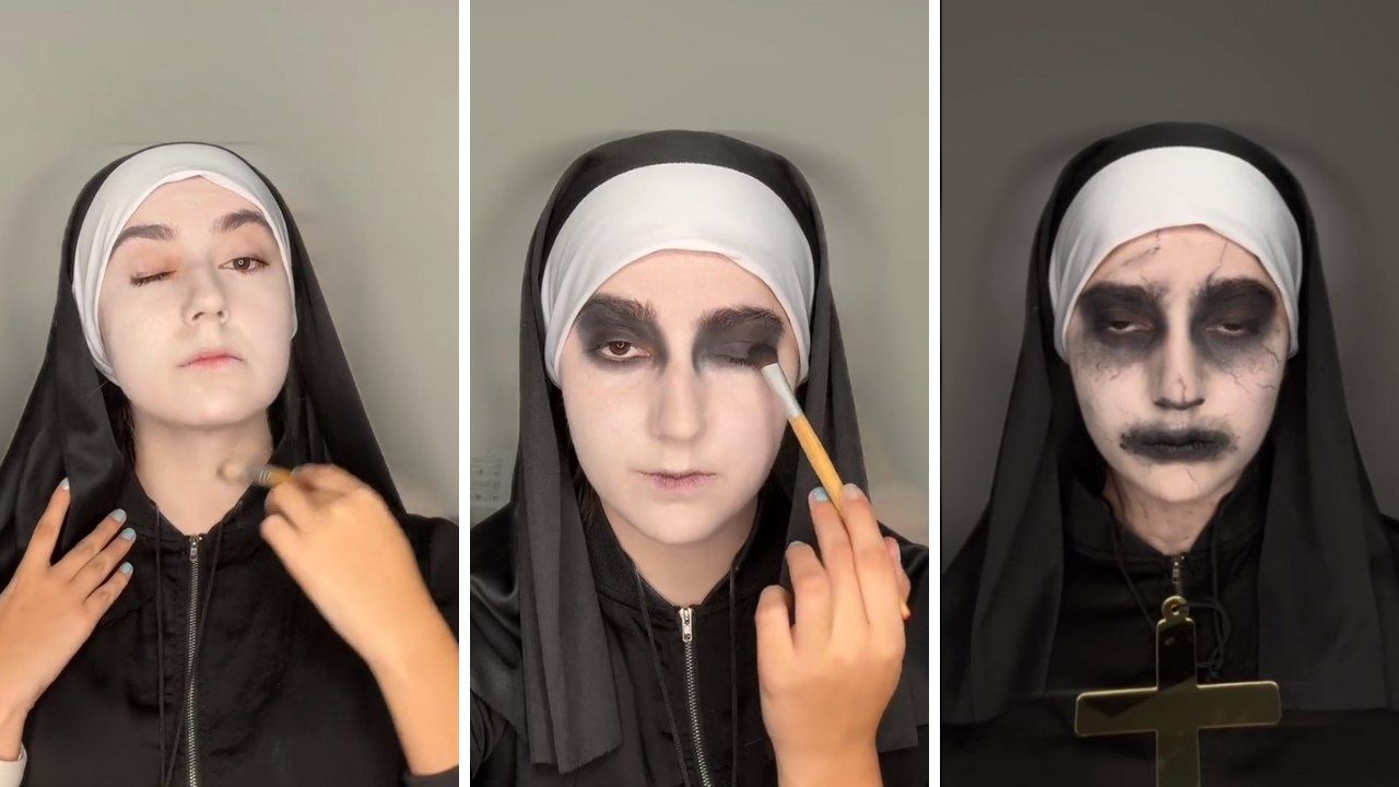 Maquillaje y Disfraz de "La Monja" para Halloween: Así Puedes Hacer el Tuyo Paso a Paso
