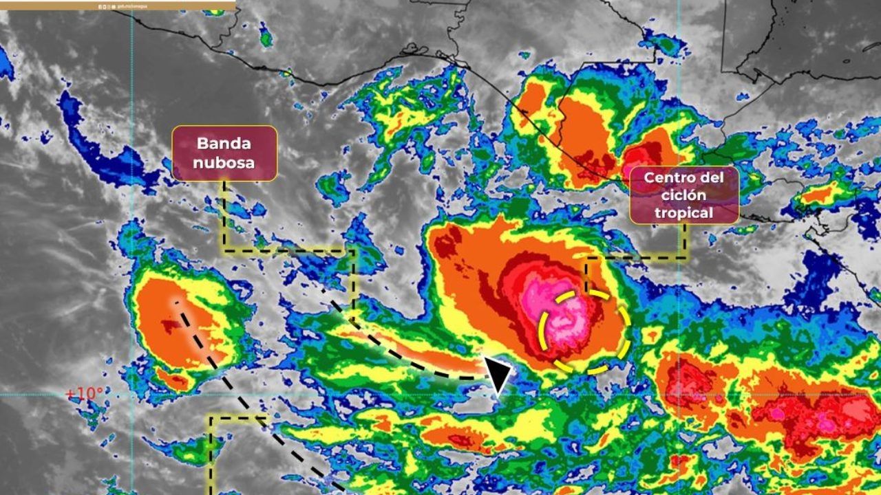 Las autoridades del Gobierno de México informaron que se prevé viento con rachas de 50 a 70 km/h y con oleaje de 1 a 3 metros de altura en costas de Oaxaca y Chiapas