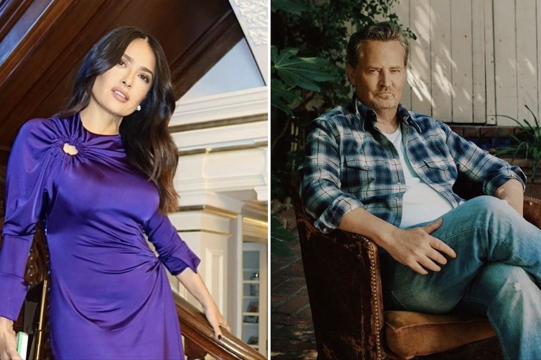 Salma Hayek despide a Matthew Perry con foto