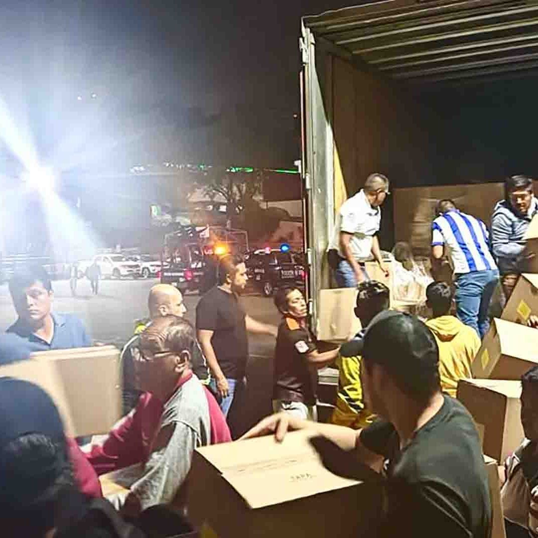 Fueron 154 toneladas reunidas en dos días en los centros de acopio estatales.