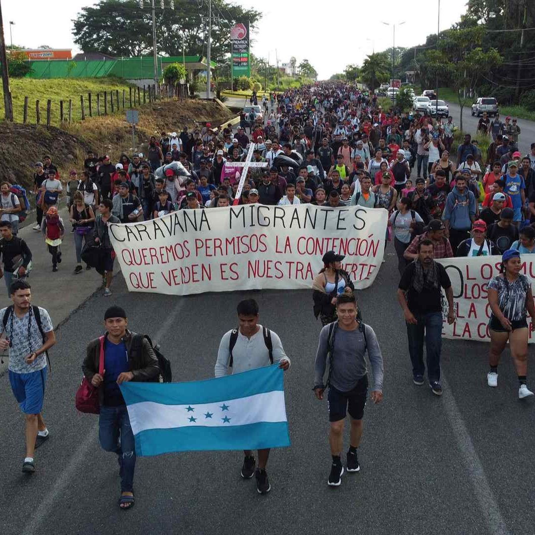 Caravana Migrante en Chiapas