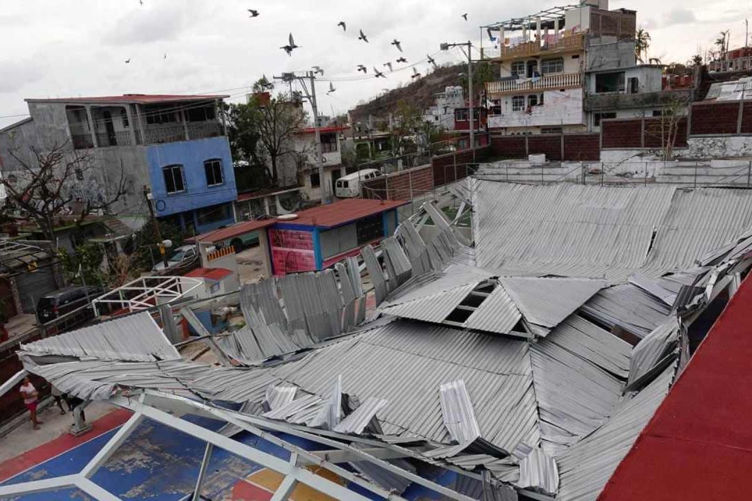 Daños en viviendas de Acapulco por el huracán Otis