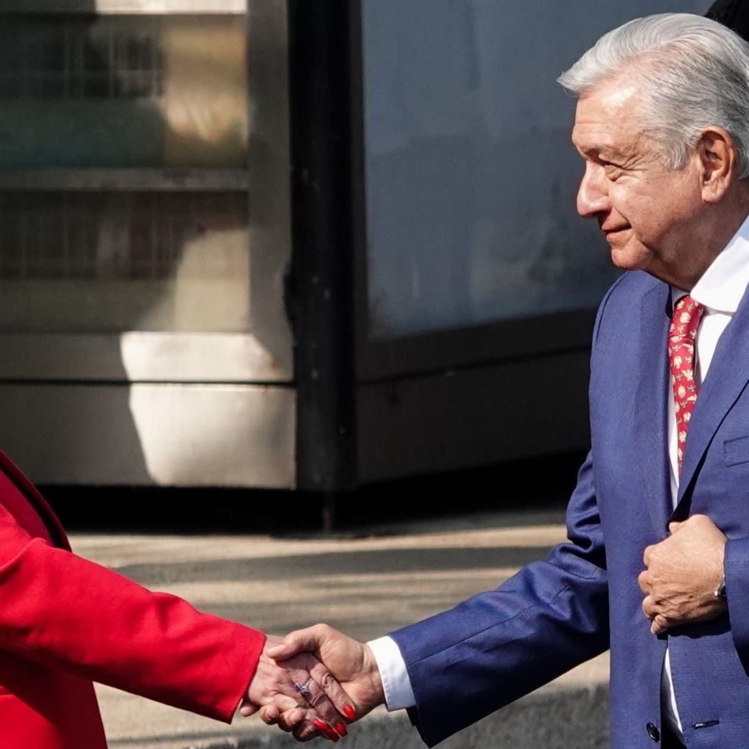Andrés Manuel López Obrador y Norma Lucía Piña