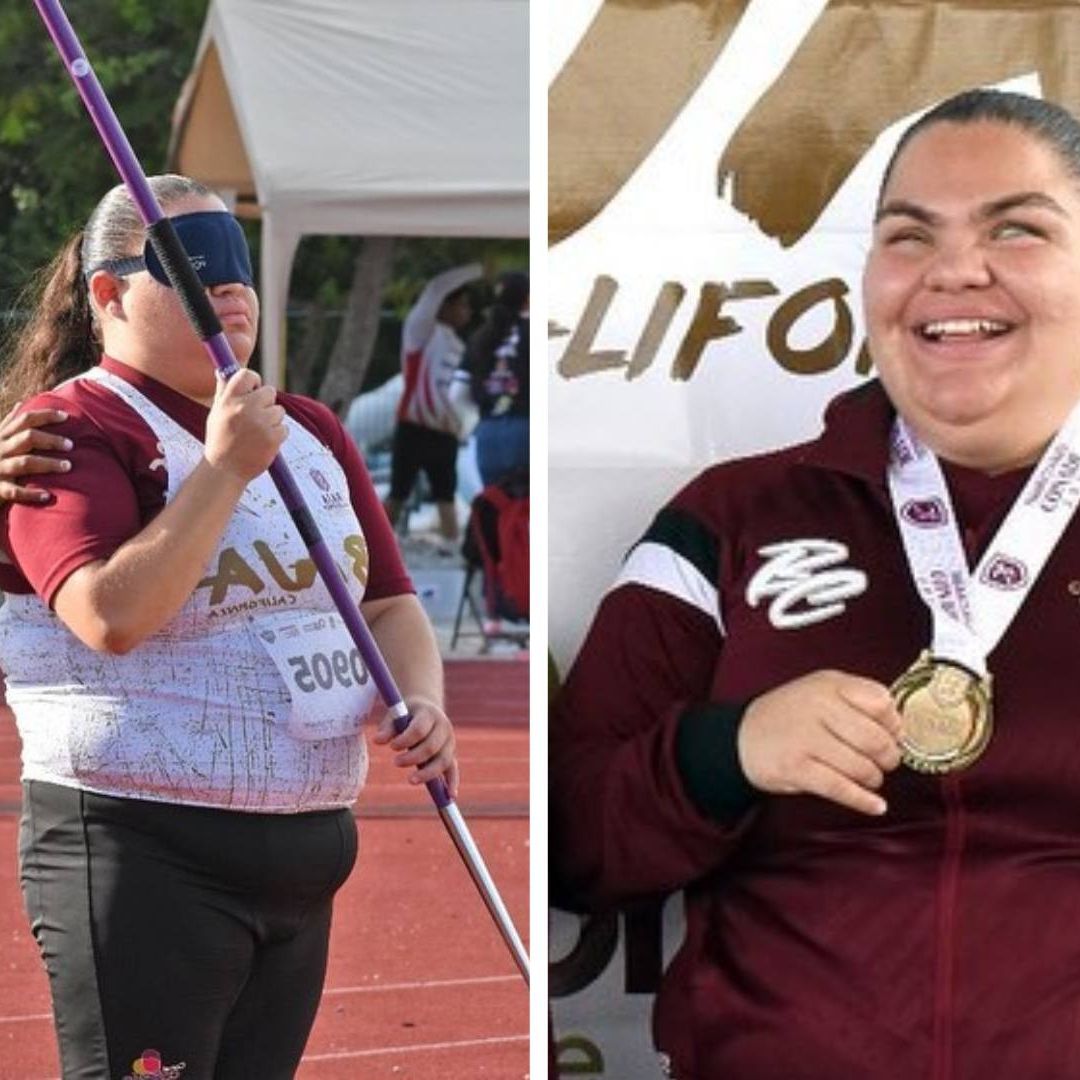Abril Meza, Atleta con Discapacidad Visual se Lleva Oro en Lanzamiento de Jabalina