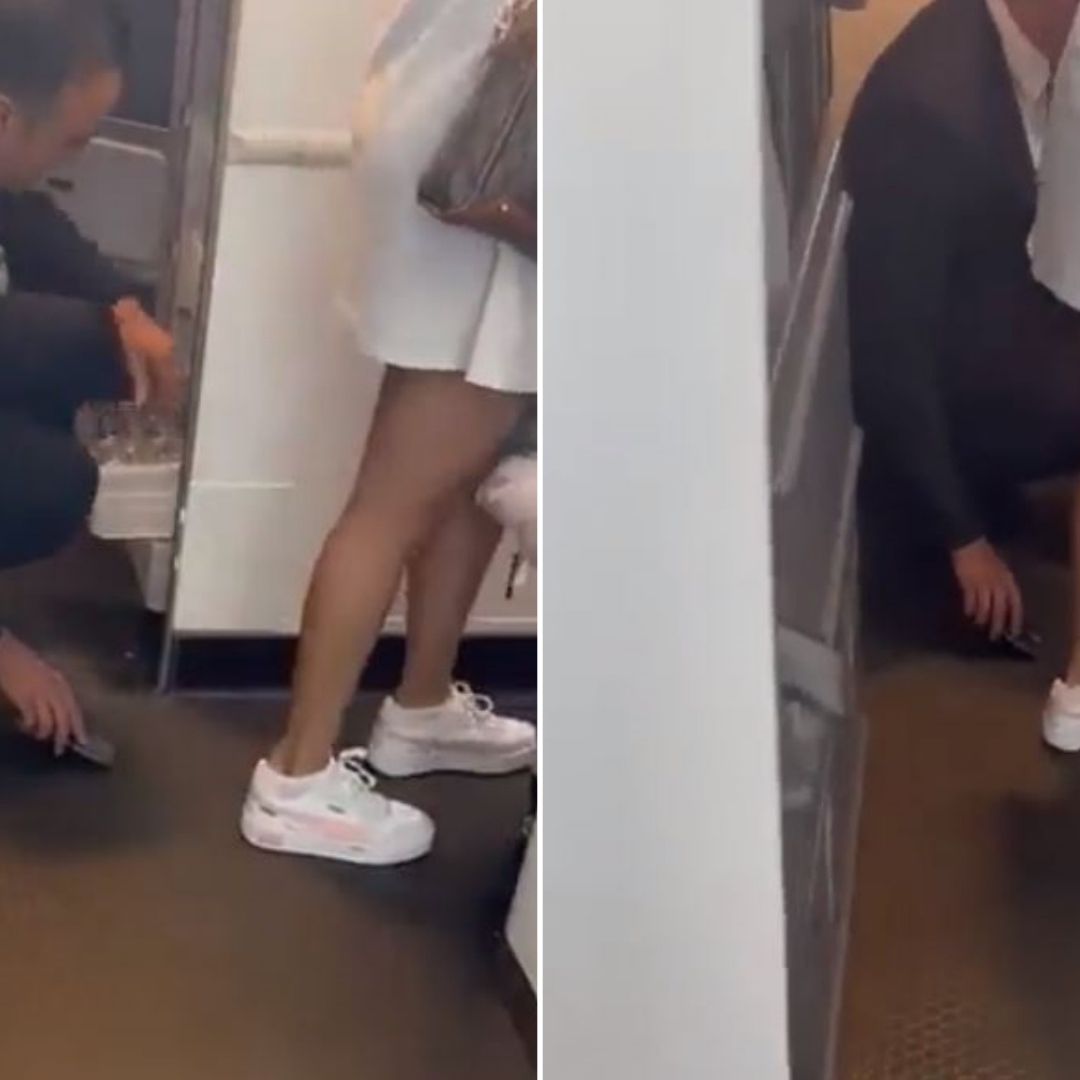 Pasajera de Aeroméxico denunció acoso sexual por parte de un sobrecargo que fue captado en video cuando grababa a la mujer por debajo de la falda