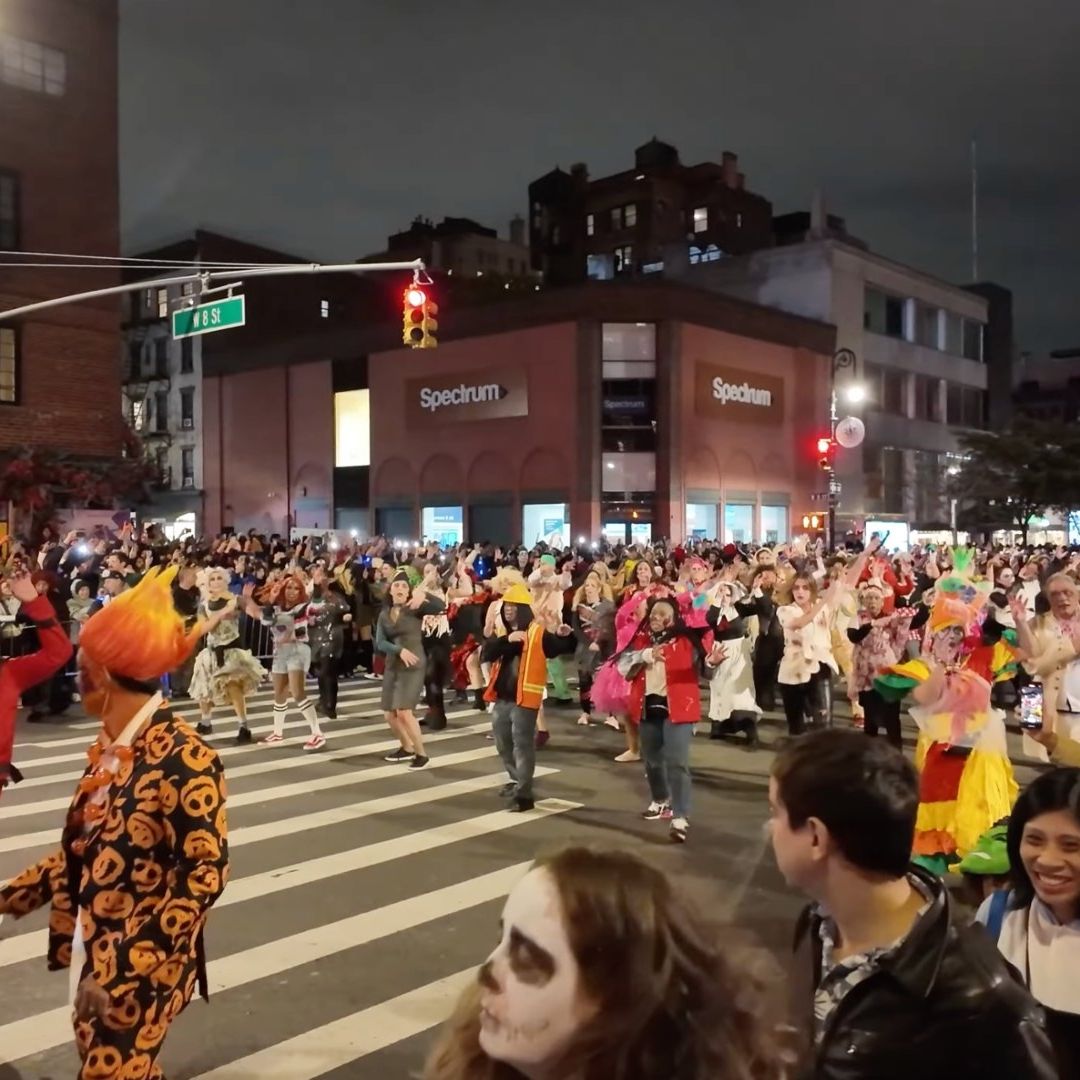 Durante el desfile de Halloween en 2023, Nueva York realizó un baile masivo de Thriller.