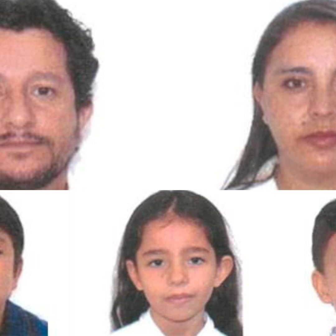 La familia fue vista por última vez en Calera, el 27 de octubre
