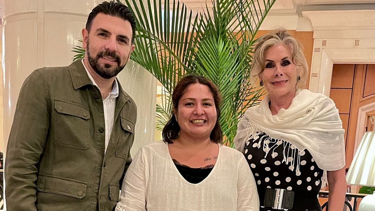 MIchelle Rabel llega a Egipto tras salir de la Franja de Gaza