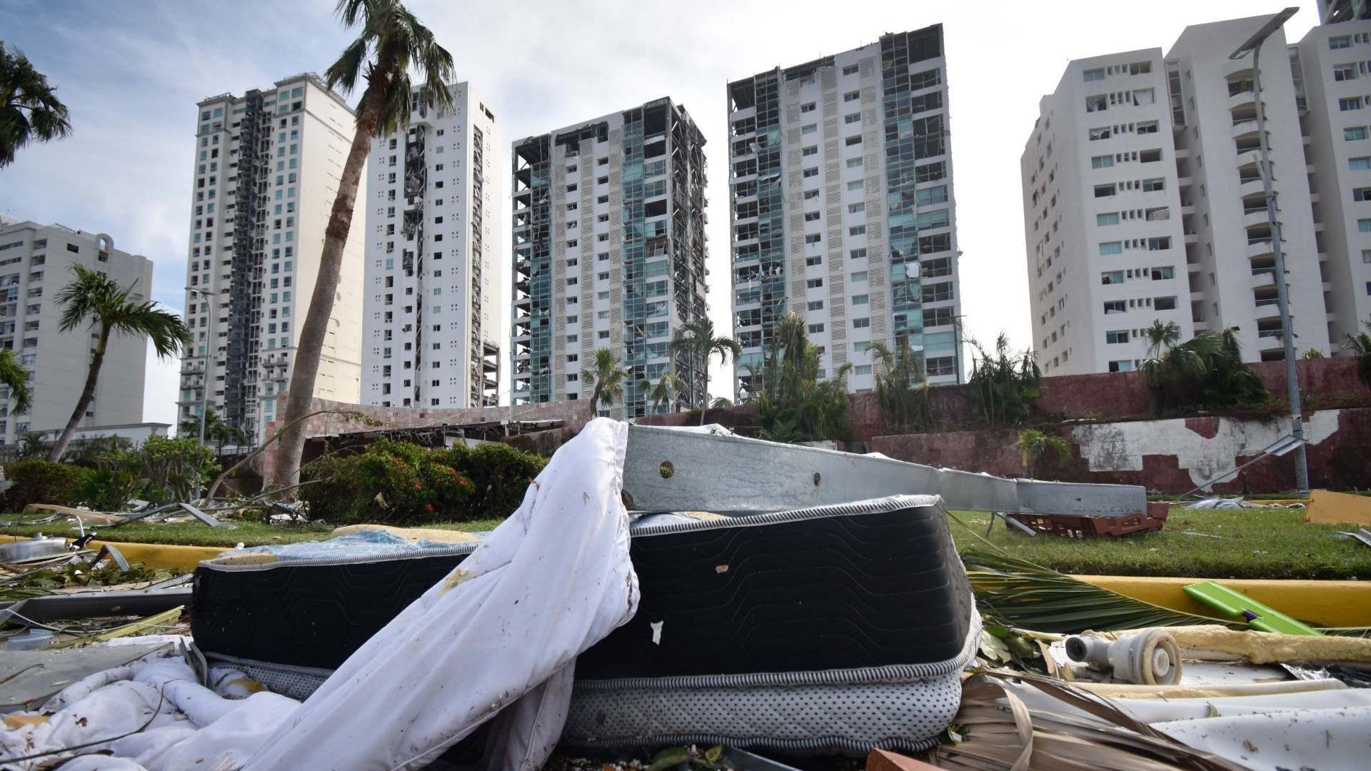Hoteles en la zona Diamante destruidos por Otis
