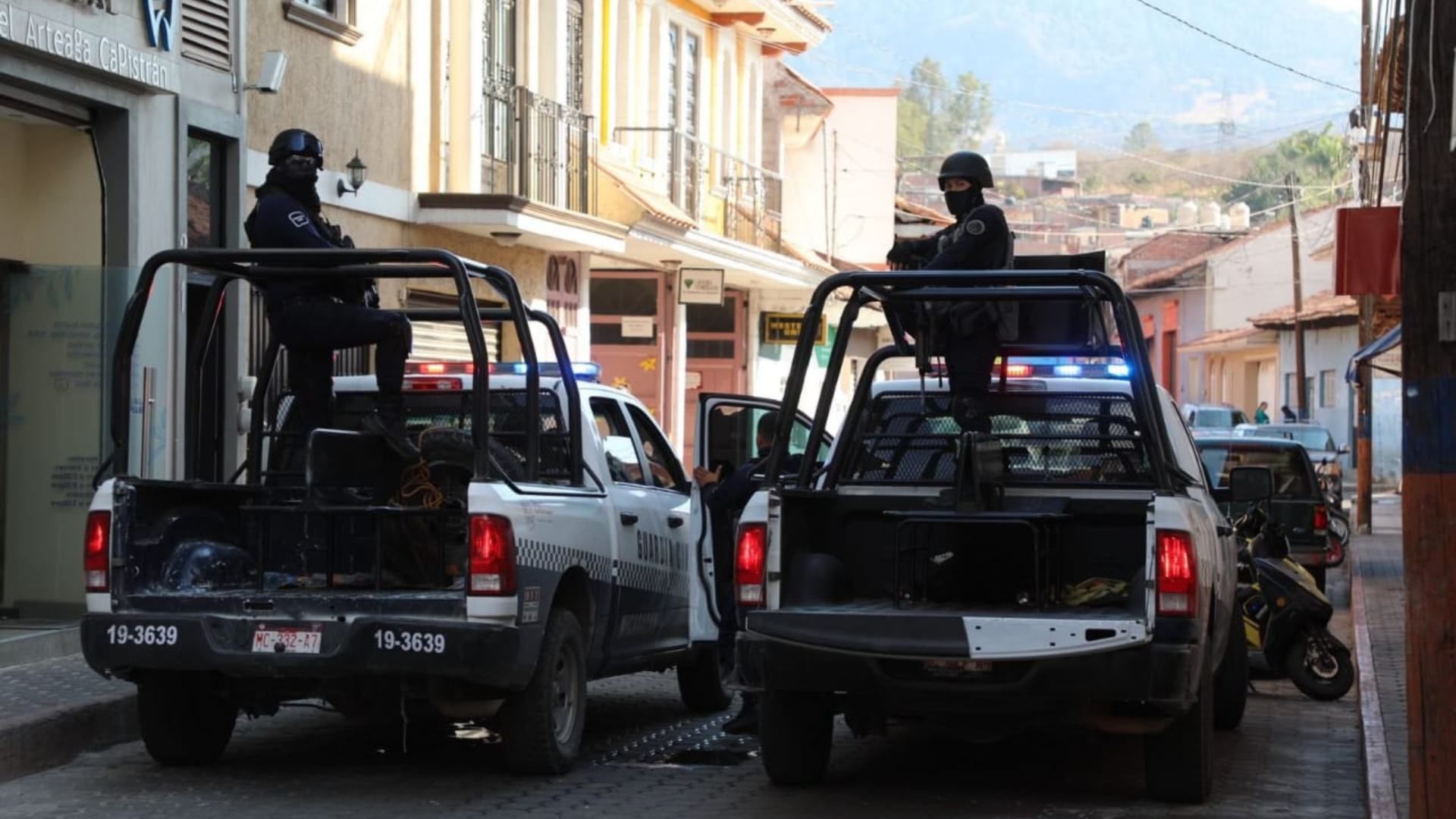 Operativo de Guardia Civil en Michoacán