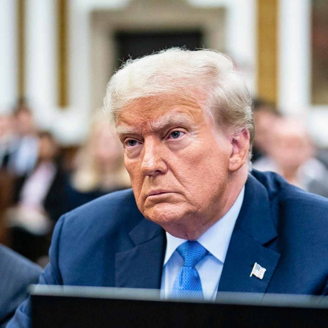 Donald Trump, presidente de EUA, en la corte de Nueva York