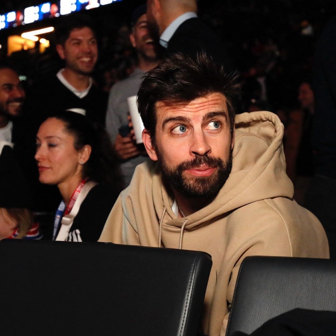 Gerard Piqué durante un partido de la NBA