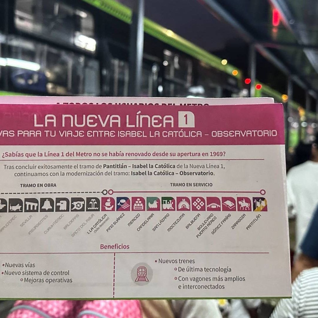 Andrés Lajous supervisó el servicio de RTP en el primer día del cierre del segundo tramo de la Línea 1 del Metro CDMX