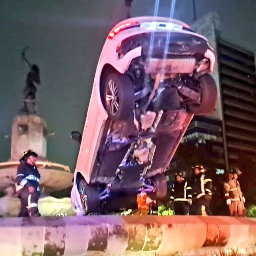 Así Fue el Momento Exacto del Accidente en la Diana Cazadora, en Reforma | Video
