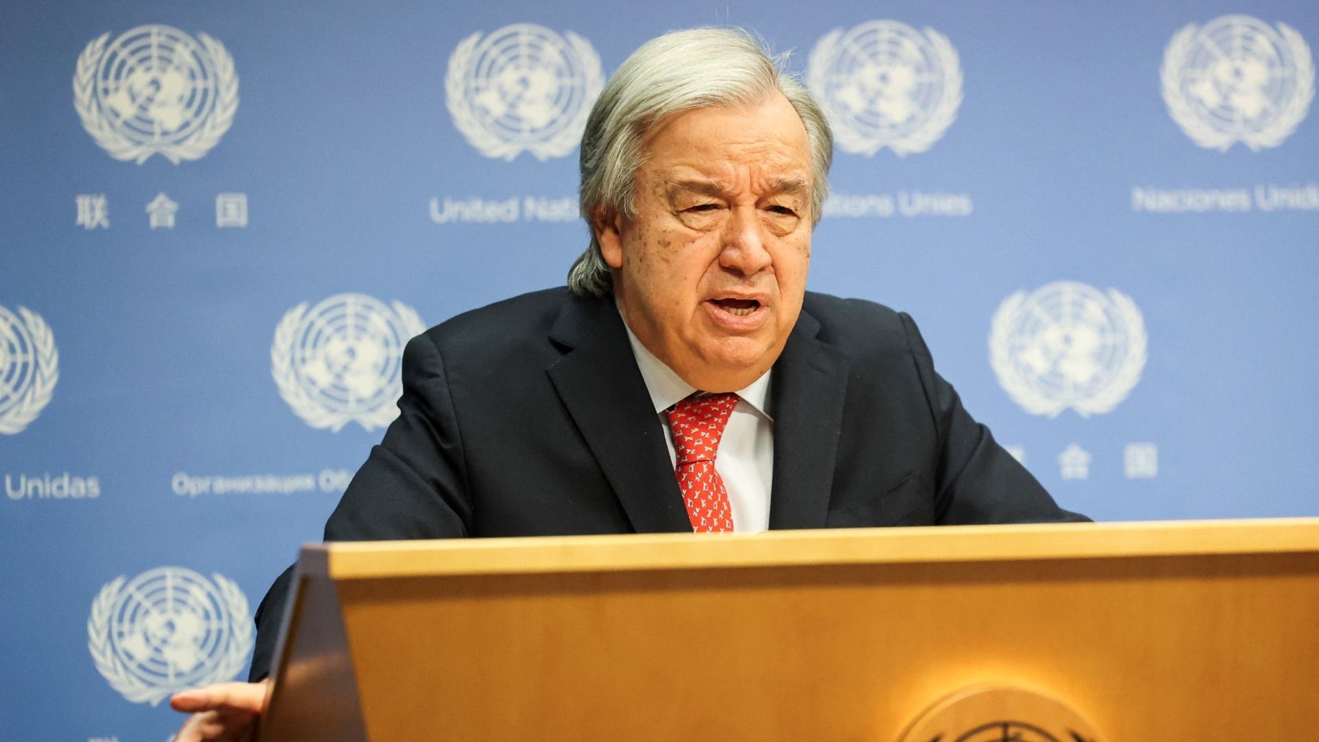 Secretario general de la ONU, António Guterres