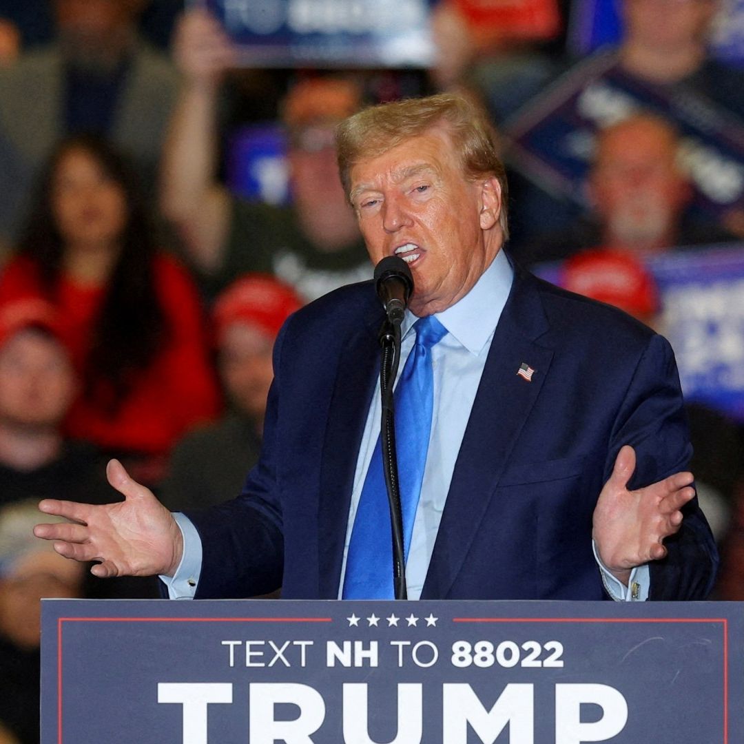 Donald Trump durante evento político
