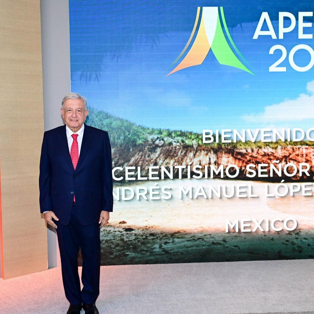 El presidente López Obrador asistió al Foro de Cooperación Económica Asia-Pacífico en San Francisco. Foto: EFE