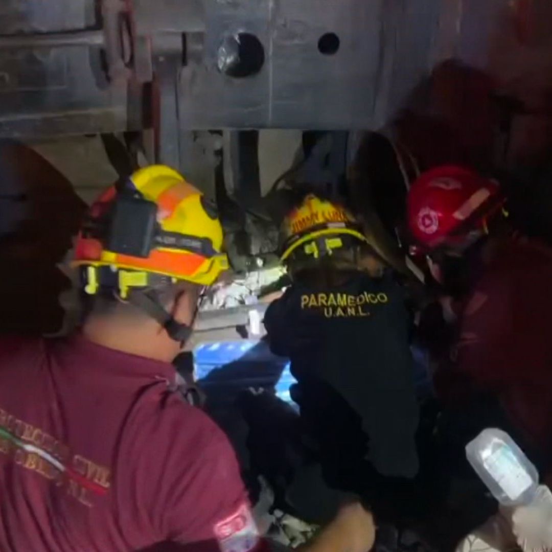 Corta Tren Pierna a Indigente en Escobedo