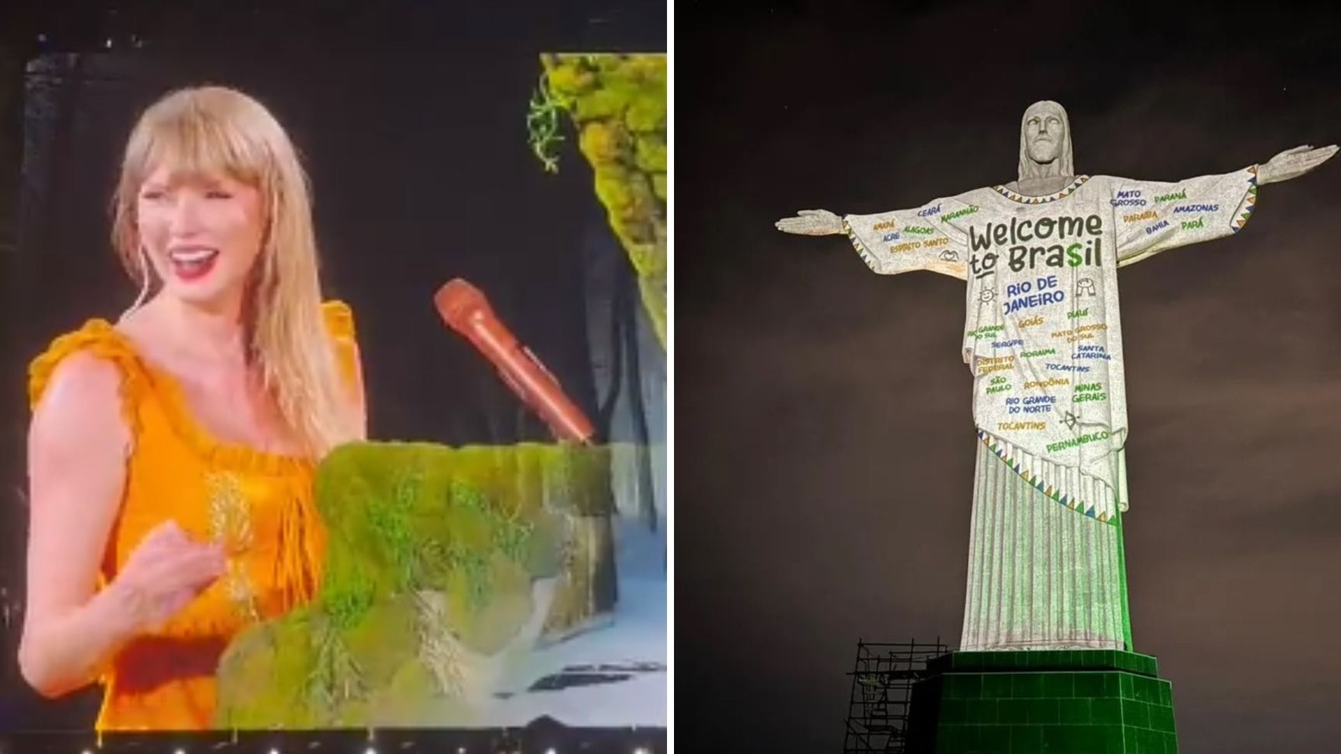 Taylor Swift Agradece Homenaje en Cristo Redentor