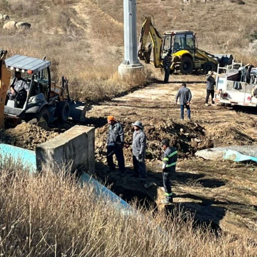 Fuga deja sin agua a colonias de Tijuana y Rosarito