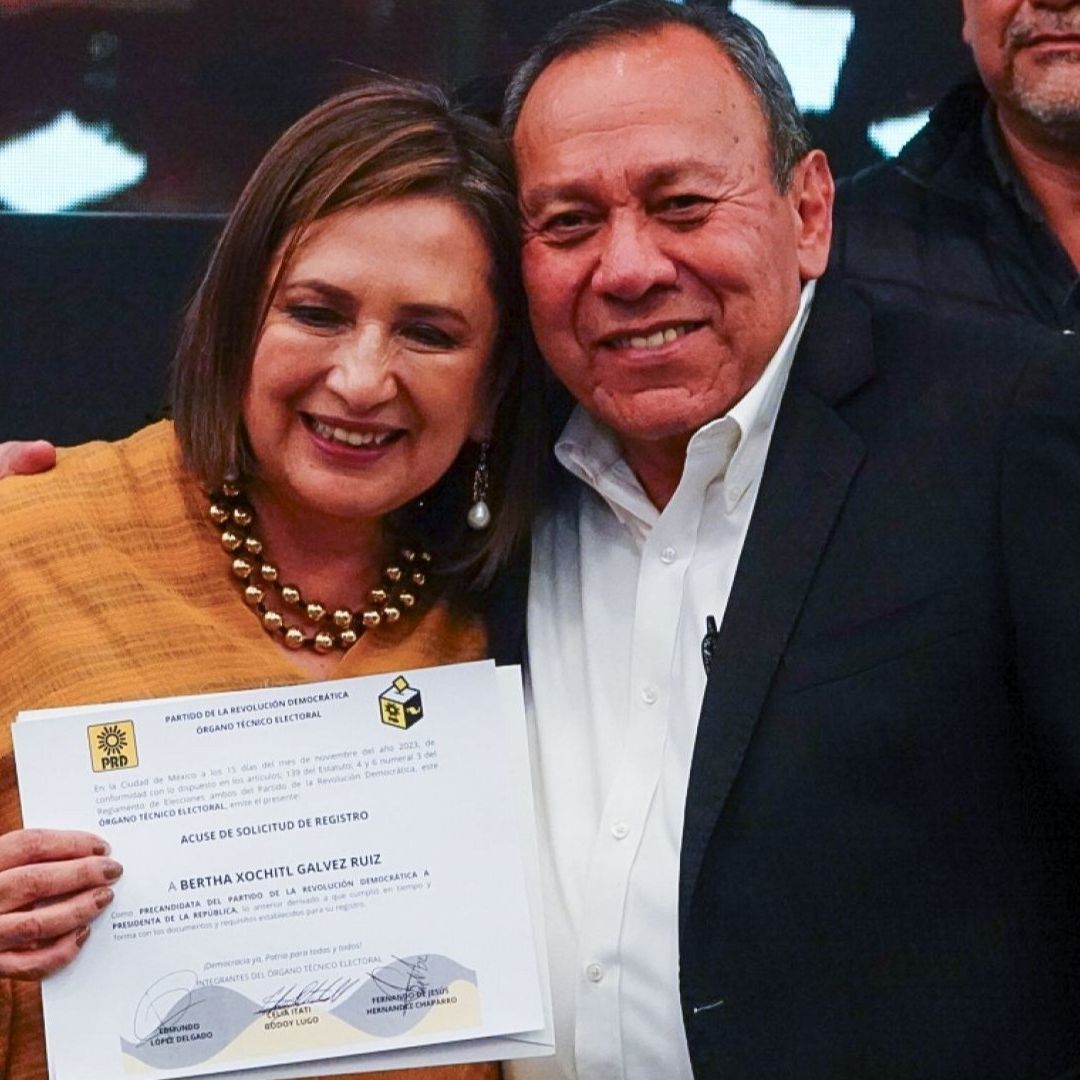 La responsable de la Construcción del Frente Amplio por México, Xóchitl Gálvez, hizo un llamado a la unidad
