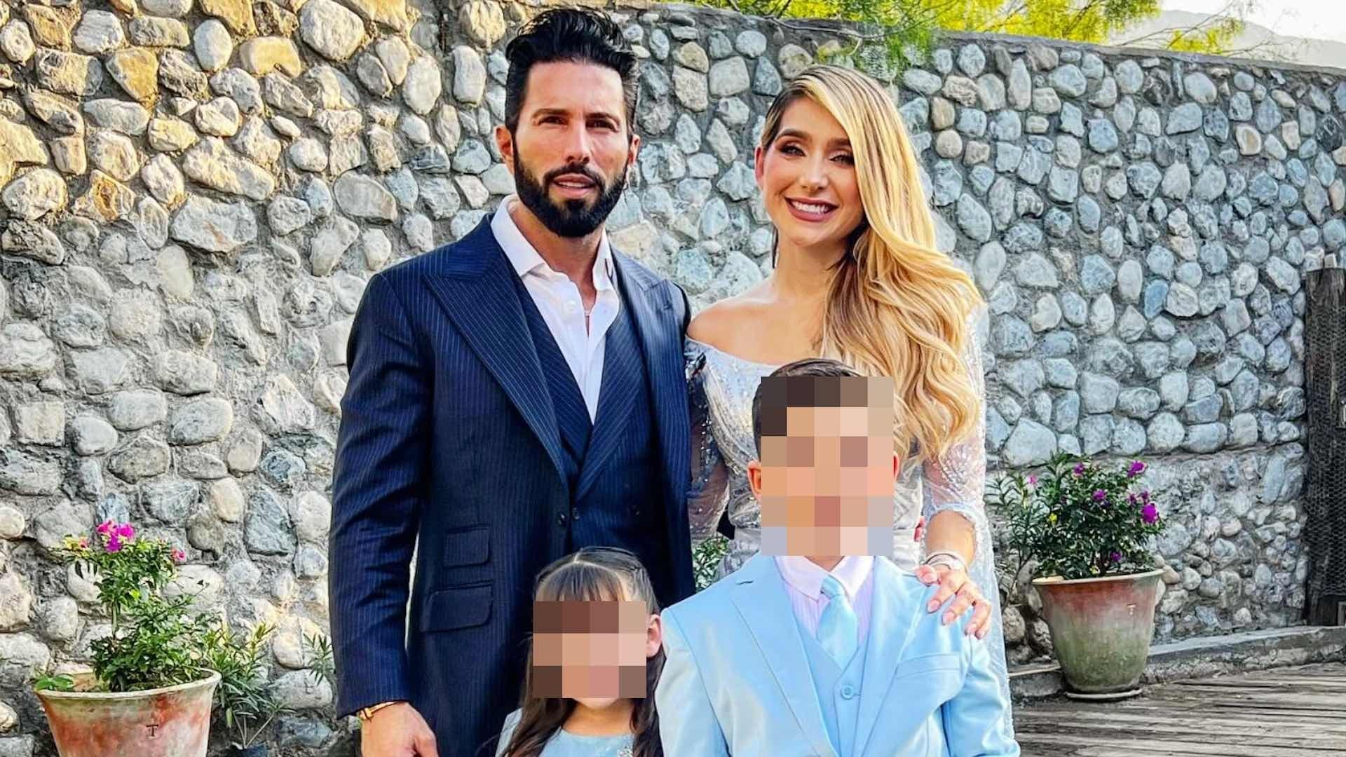 Critican a Marcela Mistral por vestido casi blanco que llevó a boda