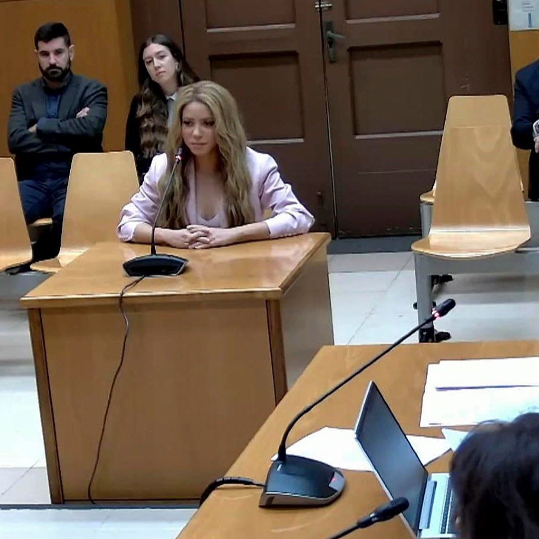 Shakira asistió al Palacio de Justicia de Barcelona