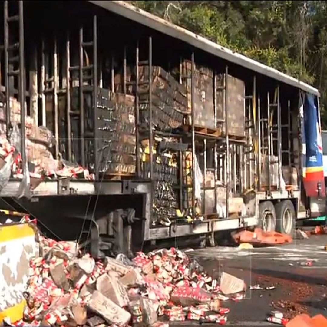 Choca tráiler por presunto exceso de velocidad en la México-Cuernavaca