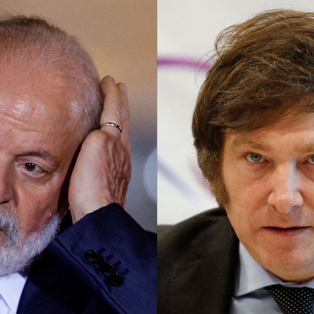 Lula da Silva y Javier Milei tienen ideologías políticas contrarias.