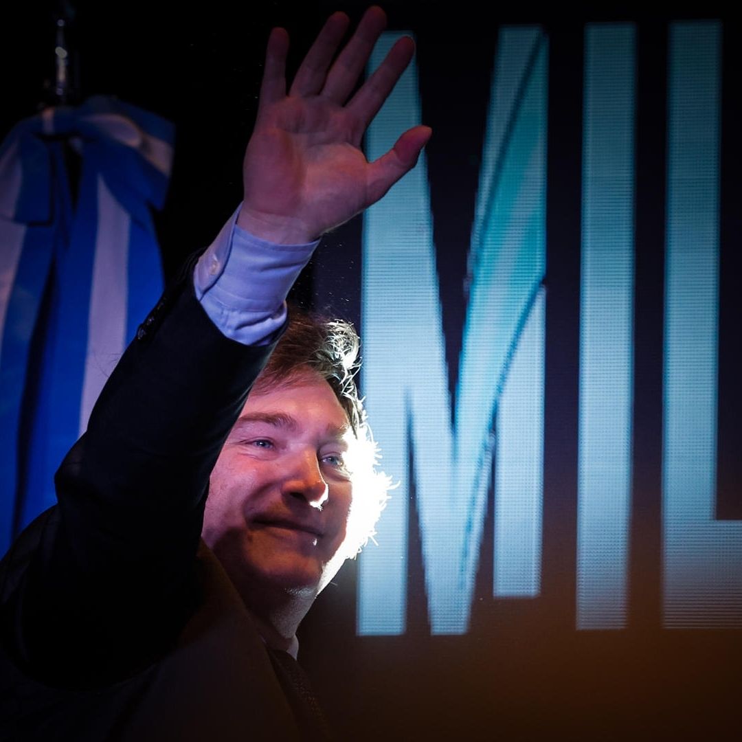 Javier Milei, presidente electo de Argentina