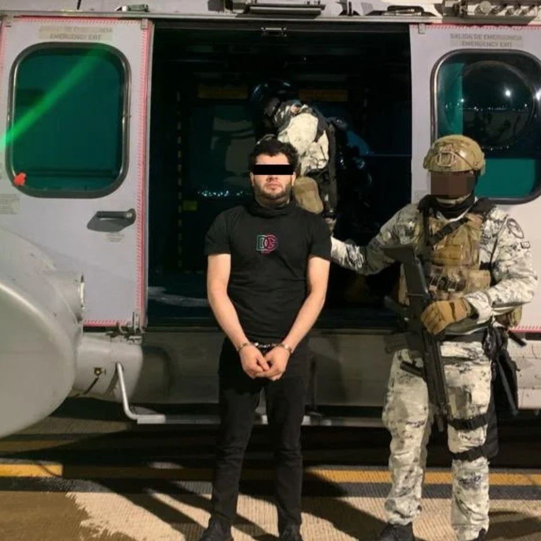 Tras un fuerte operativo la Guardia Nacional arresto a Néstor Isidro Pérez Salas, mejor conocido como "El Nini"