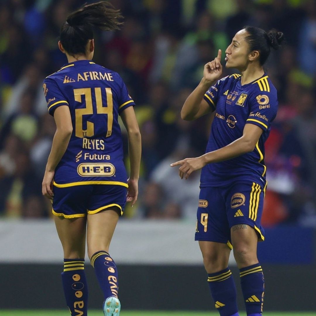 Stephany Mayor consiguió el primer gol para Tigres. Foto: Cuartoscuro